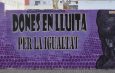 Presentació del mural «Dones en lluita per la igualtat», de Toni Espinar